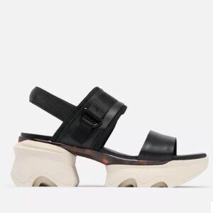 KINETIC Impact Slingback Heel Women's Sandal Color Black, Chalk